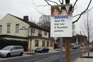 Bitte nur 2 Stunden Parken